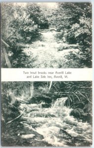 M-46895 Two trout brooks and Lake Side Inn Averill Vermont