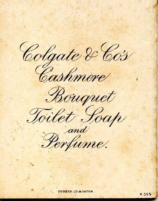 Calendar Booklet, 1900. Colgate & Co Perfumers. (2.25 X 1.75)16pp thread st...