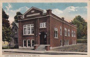 Postcard Corry Evening Journal Building Corry PA