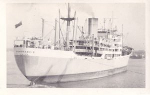 Benvrackie Cargo Ship Vintage Plain Back Postcard Photo