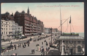 Sussex Postcard - King's Road and Hotel Metropole, Brighton   RS10215