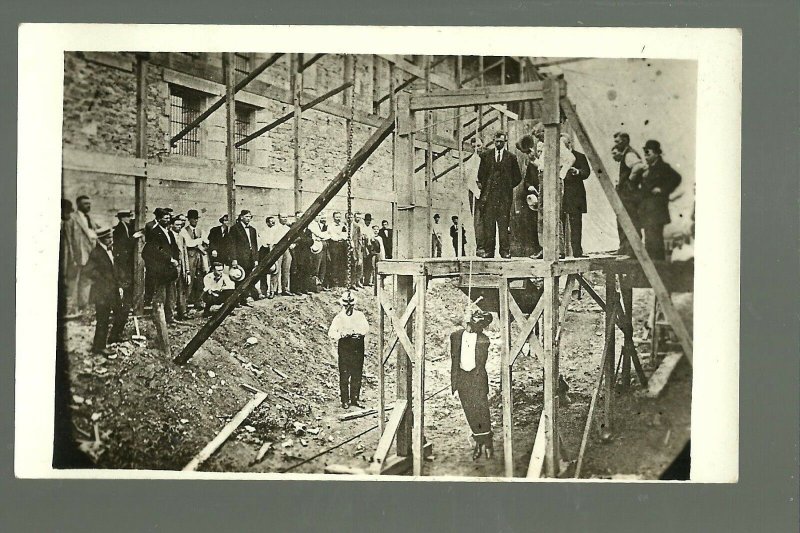 Fort Madison IOWA RP 1910 HANGING Execution PRISON John Junkin BLACK MAN Negro 2