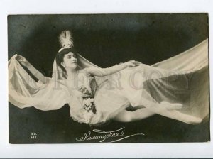 270868 Flying KSCHESSINSKA Russian BALLET DANCER old PHOTO