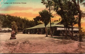 Virginia New Market Endless Caverns The Lodge and Entrance House Handcolored ...