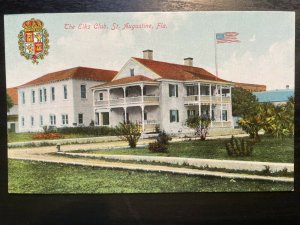 Vintage Postcard 1907-1915 The Elks Club St.Augustine Florida