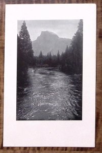 1938 YOSEMITE THE AHWAHNEE MENU ANSEL ADAMS HALF DOME AUG 10 BREAKFAST Z2883