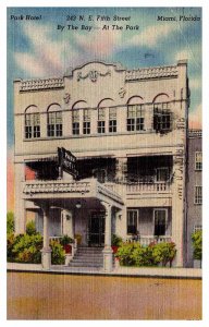 Postcard HOTEL SCENE Miami Florida FL AR0652