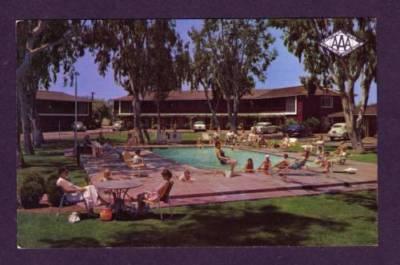 CA Town House Motor Hotel Motel FRESNO CALIF CALIFORNIA