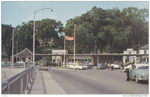 Entering Canada at the International Bridge at St. Stephens, New Brunswick, C...