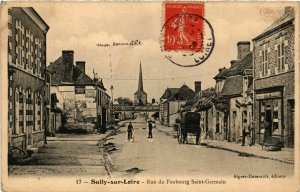 CPA SULLY-sur-LOIRE Rue du Faubourg St-Germain (864496)