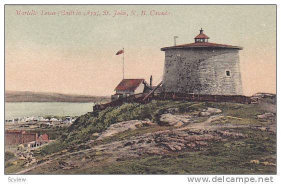 Martello Tower, St. John, New Brunswick, Canada, 1900-1910s