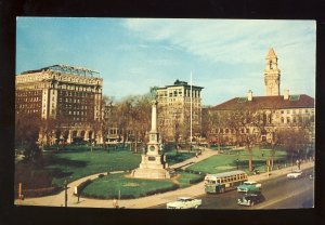 Worcester, Massachusetts/MA Postcard, Worcester Common & City Hall, Reprint