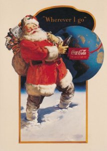 Coca-Cola Ad - Santa Claus - Wherever I Go 1943 Painting by Haddon Sundblom