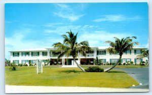 DELRAY BEACH, Florida FL ~ Roadside WRIGHT BY THE SEA  APARTMENTS Motel Postcard