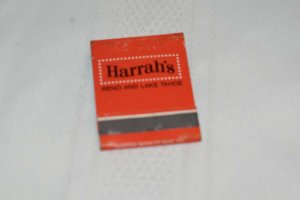 World's Greatest Entertainers Appear at Harrah's 20 Strike Orange Matchbook