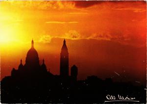 CPA MONIER ALBERT-Paris-Montmartre-Coucher de soleil sur le Sacré Coeur (331551)