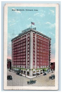 C.1900-07 Hotel Blackhawk, Davenport, Iowa. Postcard P154E