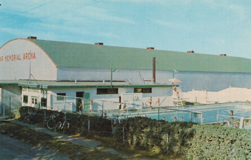 INNISFAIL , Alberta , Canada, 1950-60s ; War Memorial Pool and Arena