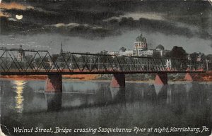 Walnut Street Bridge Susquehanna River - Harrisburg, Pennsylvania PA