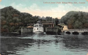 US6203 lock at jones falls rideau river ont canada ship