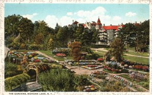 Vintage Postcard 1910's House Lake Shore Road Mohonk Lake New York Picnic Lodge