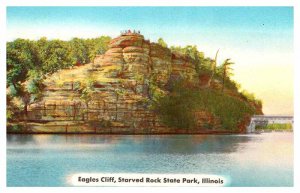 Postcard NATURE SCENE Starved Rock State Park Illinois IL AP1463