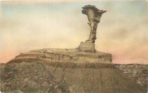 1920s Adamana Arizona Eagle Rock Petrified Forest Albertype HC Postcard 25-11392