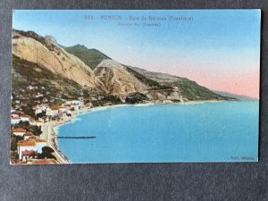 Garavan Bay Menton Litho Postcard H3025080058