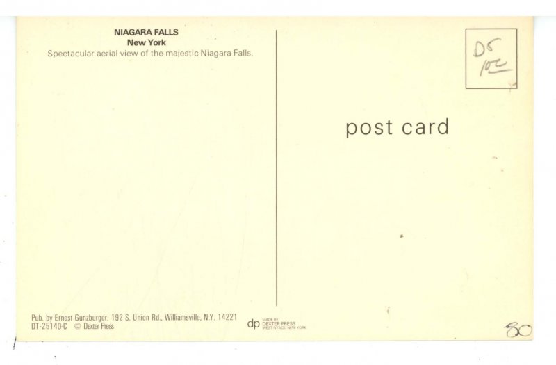 Canada - ON, Niagara Falls. Aerial View 