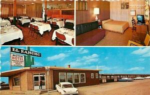 Canada, Saskatchewan, Weyburn, El Rancho Motor Hotel, Dexter Color No. 17103-C