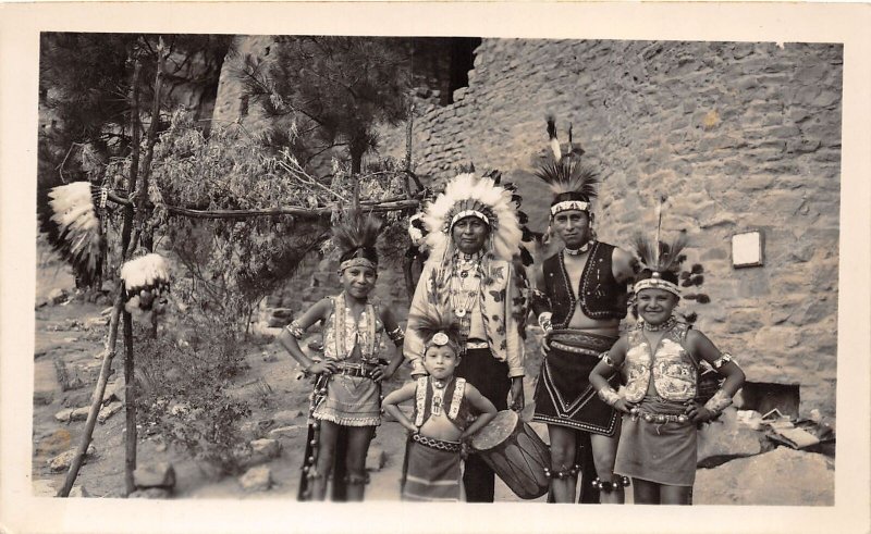 J45/ Colorado Springs RPPC Postcard c1950s Native American Indian 356