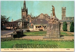 Postcard - The War Memorial - Alloa, Scotland