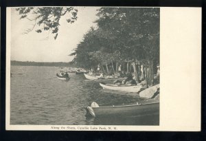 Salem, New Hampshire/NH Postcard, Along The Shore At Canobie Lake Park