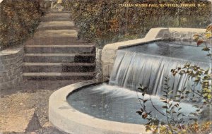 RICHFIELD SPRINGS NEW YORK~ITALIAN WATER FALL-M FULLER PUBLISHED POSTCARD 1910s