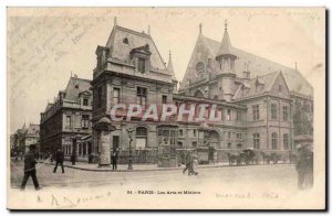 Old Postcard Paris Arts et Metiers