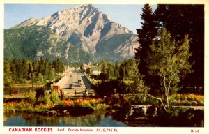 Canada - Alberta, Banff. Cascade Mountain