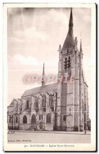 Postcard Old Dourdan Eglise Saint Germain