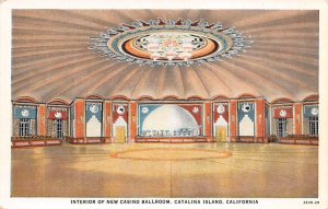 Interior of New Casino Ballroom Catalina Island, California USA Unused 