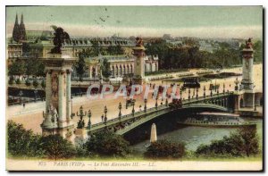 Postcard Old Paris VIII Pont Alexandre III