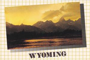 Wyoming Sunset Grand Teton Range Jackson Hole