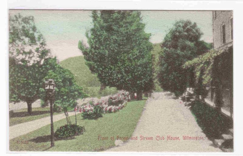 Forest & Stream Club House Wilmington VT 1910c postcard