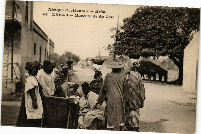 CPA AK Senegal-Dakar-Marchands de Cola (235381)