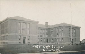 RPPC West High School, Rochester, New York - Flag Pole and Entrance