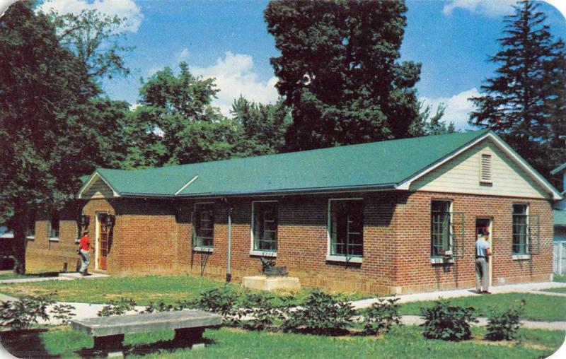 Angola Indiana Library Tri State College Vintage Postcard K52745