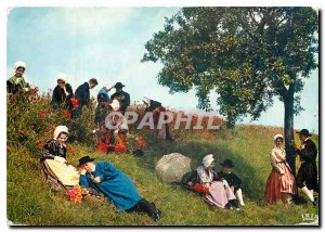 Postcard Modern Lorraine Picturesque Scene champetre