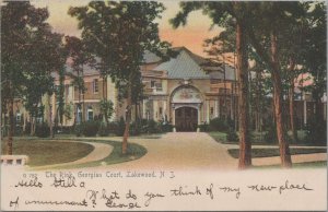 Postcard The Rink Georgian Court Lakewood NJ 1906