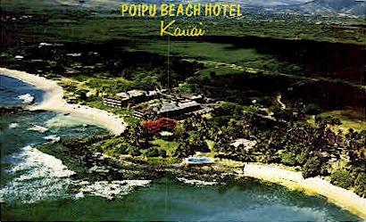 Poipu Beach Hotel Kauai HI 1968