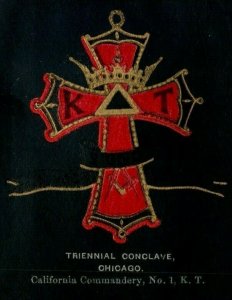 Lot Of 12 1870's-80's Knights Templar Membership Cards Fab! Q P182