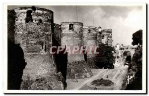 Old Postcard Angers Le Chateau