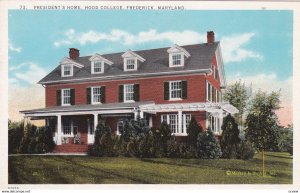 FREDERICK, Maryland, 1900-1910s, President's Home, Hood College
